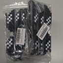 2 x JDD 3 Pack Whole Thug Life 8 Bits Pixelated Meme Party Sunglasses Mosaic Gamer Photo Props Glasses for Men Women, Black, Large