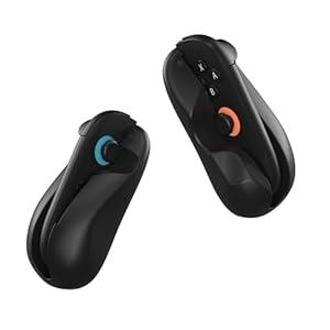 Gaekol Switch 2 Gaming Controller Mouse, Mini Portable Mice for Nintendo Switch 2 (2025) Joy-Con Accessories, Black/Orange & Blue