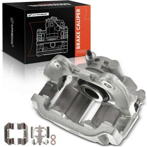 A-Premium Rear Left Disc Brake Caliper Assembly with Bracket Compatible with Cadillac, Chevrolet & GMC Models - Silverado 1500, Sierra 1500, Tahoe, Safari, Suburban, DeVille, Yukon