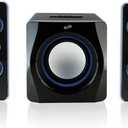 iLive Electronics Bluetooth Speaker System with Built-in Subwoofer, 7.28 x 8.86 x 7.28 Inches, Black (iHB23B)
