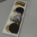 Set of 6 Brass Gold Candle Holders for Taper, Vintage Candlestick Holder Decorative Metal Candle Sticks Home Decor Centerpieces for Table Mantel Festive Decorations