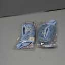 2 x BIBS x Liberty Baby Bottle Cover Small 110ml - Neoprene Protective Cover for BIBS Bottles - Liberty Print Design, Small, Charmomile Lawn Baby Blue