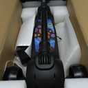 Electric Scooter for Kids, 80W Motor, 24V 62.4Wh Capacity Battery, Lighted Up Wheel, Adjustable Handlebar Height, Rear Fender Brake, Max Load 110 LBS
