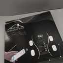 Intelligent Body Fat Scale, a Simple and Practical Digital Scale That can be Connected to a Mobile Digital Bathroom Scale to Display BMI, Body Fat, Muscle Mass, and Durable Weight Scale (Black)