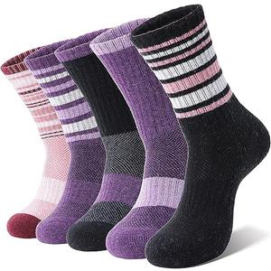 Anlisim Merino Wool Hiking Socks for Women Thermal Winter Warm Boot Work Cushion Socks 5 Pairs M Anlisim Merino Wool Hiking Socks for Women Thermal Winter Warm Boot Work Cushion Socks 5 Pairs M