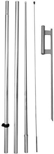4Less 15 Ft Windless Swooper Flag Pole Kit (Pole + Spike) Hybrid hq15 (1)