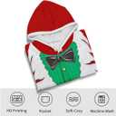Funny Christmas Hoodie for Men Women Santa Claus Costume Hoodies Sweatshirt (Large)