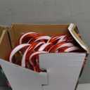 Solar Christmas Lights Outdoor Decorations: 24-Pack Candy Cane Pathway Lights with 10 Modes - Unique Xmas Gifts for Mom Women - Waterproof Decorative Christmas Yard Stakes for Holiday Garden Decor