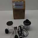 Bonsenkitchen 4-in-1 Immersion Blender Handheld, 20 Speeds Hand Blender with Turbo Mode, Stainless Steel Blade, Egg Whisk, Beaker & Chopper Bowl, Stick Mixer for Soup, Smoothie, Puree, Baby Food