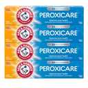 ARM & HAMMER Peroxicare Toothpaste for Gum Health, Baking Soda Toothpaste, Clean Mint, 6.0 oz (Pack of 4