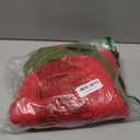 Syhood 2 Pieces Dog Jacket 2 Layers Fleece Lined Dog Jacket Warm Soft Windproof Small Pet Coat for Cold Winter Weather (L,Red,Green)