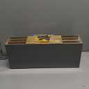 BAYKA Grey Floating Shelves for Wall, Wall Mounted Rustic Wood Shelves for Bathroom, Bedroom, Living Room, Kitchen,Small Hanging Shelf for Books/Storage/Room Decor (Set of 3, 15.7in) (F. Grey - Industrial Edge Style)