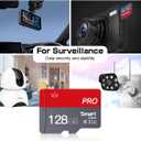 128GB Micro Memory Card Class 10 Memory Cards High Speed Mini TF Card with Adapter for Smartphones/Tablet/Drone/Game Console(2-Pack)