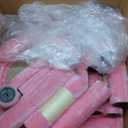 Sweetcrispy 54 Inch Cat Tree Tower, Multi-Level with Cat Scratching Post, Indoor Cat Condo with Climbing Ladder, Plush Toy, Play House for Cat, Pink