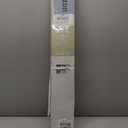 Cordless Light Filtering Mini Blind - 32 Inch Width, 72 Inch Length, 1" Slat Size - Pearl White - Cordless GII Morningstar Horizontal Windows Blinds for Interior by Achim Home Decor