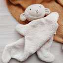 Lovey for Baby,Soft Security Blanket,Snuggle Stuffed Animals Toy Girl & Boy, Bear&Lamb Lovey Comforter Toy for Babies 0-12months,Baby Gifts for Infant and Toddler (Beige-Lamb)