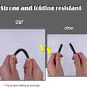 Plastic Landscape Anchoring Spikes 50 Pcs 8 Inch Nylon Spiral Landscape Spikes for Yard, Garden Lawn, Weed Barriers, Artificial Turf, Tent