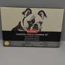 27 Piece Charcoal Drawing Set - Professional Black & White Charcoal Pencils for Sketching, Shading & Blending, Graphite Sticks with Artist Art Supplies Kit (Beginners & Professionals)