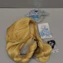 Princess Wig Braid with Tiara Necklace Gloves Princess Dress Up Costume Cosplay Accessories for Kids Girls