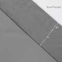 PLEASANT BOULEVARD Grey Velvet Curtains 95 inch Long Heavyweight Blackout Curtains Rod Pocket Thermal Insulated Darkening Window Drapes for Bedroom Living Room, W52 x L95, 2 Panels