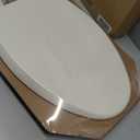 Mayfair Cassel Slow Close Toilet Seat, Easy Clean, Non Slip Premium Wood Seat, Easy Install, Made in USA, Elongated, Biscuit