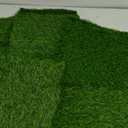 TURSTIN 18 Pieces Artificial Grass Mat 12 x 12 Inch Synthetic Grass Square Mats Indoor Outdoor Patio Flooring Fake Turf Patch Tiles Realistic Grass Rug for DIY Crafts Miniature Garden, Grass Green (12 x 12 Inches)