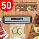 INKBIRD WIFI Sous Vide Cooker ISV-100W Bundle with INK-VS01 Vacuum Sealer Machine | 1000W Sous-Vide Cooker Immersion Circulator with 14 Preset Recipes on APP and Thermal Immersion with Timer