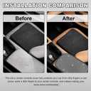 DXNQ Bling Car Armrest Cover, 11.8"8.5" Crystal Rhinestone Auto Center Console Protective Cover, Bling Charming Arm Rest Cushion Pad for Most Cars SUVs Trucks, Car Accessories (Black&White)