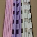 ProSource Foam Puzzle Floor Play Mat for Kids and Babies with Solid Colors, 36 or 16 Interlocking Tiles with Borders, Pink/Purple/Beige