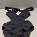 Women's One Piece Backless Size L Black Swimsuit