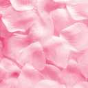Super Z Outlet Silk Fabric Flower Mini Rose Petals for Weddings (1000 Pieces) (Pink)