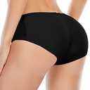 DERCA Butt Lifter Panties Padded Underwear for Women Seamless Booty Pads Hip Enhancer Panty, Small
