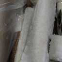 Globlazer Corner Cat Tree, 51in Curved Series Modern Cat Tower for Indoor Cats with Hammock, 7 Sisal Scratching Posts, Large Fan-Shaped Platform for Large Cats, Cat Condo & Hanging Basket, C51, Beige