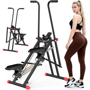 RELIFE REBUILD YOUR LIFE Stair Stepper for Home Exercise,New Version Stair Climber with Adjustable Resistance, Vertical Climber Cardio Exercise Machine for Full Body Workout, Extended Step Range