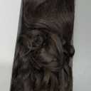 SEIKEA Ponytail Extension, 24" Fluffy Long Wavy Curly Claw Clip Hair Extensions Ponytail Multi-layered Clip in Fake Pony Tails Natural Soft Synthetic Hairpiece Black Brown