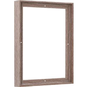 Pixy Canvas Floater Frame 16x20 for 1-1/2 (1.5) inch Deep Canvas Paintings/Canvas Prints/Wood Canvas Panels/Wall Art/Wall Decor/Home Decor/Artwork (Gray Oak, 16 x 20 inch, Portrait)
