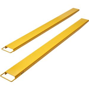 BestEquip Forklift Extensions, 96 inch Fork Extensions 5.5 inch Width, Heavy Duty Steel Pallet Fork Extensions, 1 Pair Forklift Extensions for Forklift Lift Truck Forklift Loaders