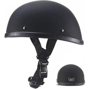 Motorcycle Half Helmet, DOT Approved Adult Men Women Retro Open Face Helmets, Helmet for Adults, Half Shell Helmet