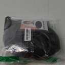 SEVENCOLORS Short Wigs for Women Dark Brown Pixie Wigs with Grey Highlights Straight Layered Synthetic Hair Wigs with Bangs