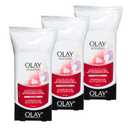 Olay Regenerist Micro-Exfoliating Wet Cleansing Cloths, Multicolor, 30 Count (Pack of 3)