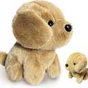 Brown Dog Stuffed Animals, Kawaii Plush Toys for Girls and Boys, Mini Dog Plush Toys Keychain, Cute Plushies, Soft Puppy Stuffed Animal for Kids, Teens, Birthday, Goodie Bag Stuffers