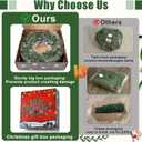 6ft Christmas Cedar Garland, Real Touch Pine Garland, Realistic Cypress Garlands Christmas Decorations for Mantel, Table, Stairs, Porch - Indoor Outdoor Xmas Holiday Decor