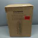 Golf Travel Bag for Airlines with Carbon Fiber Look Hard Top, Protective Club Traveling Cover with Wheel, Golf Club Carrier Case for Airplanes, Thick Padding, Durable Zippers, 2 Spacious Side Pockets