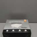 Blunique Heated Blanket Throw Blanket - Fast Heating Electric Blanket, Soft Flannel Heated Throw with 10 Time Settings,10 Heating Settings, Warm Gifts for Women & Mom & Grandma(50"x60"Cow Print White) (01 - Black Ombre-white)