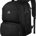 MATEIN Lunch Backpack for Men, 18 Inch Large Insulated Backpack Cooler with USB Charging Port, Water Resistant Laptop Back pack with Lunch Box Bag for Work Travel Business College Picnic, Black