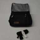 MIYCOO Lunch Bag & Lunch Box for Men Women, Double Deck Leakproof Insulated Soft Large Adult Camping Cooler bag for Work, Beach, Picnic, Travel (Black, 15L)