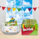 SKITTLES Sours Individually Wrapped Full Size Chewy Sour Candy Packs, 24 Ct Bulk Box for Parties, Movie Nights & Sharing (EXP 05/31/26)