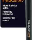 Fiskars X27 Super Splitting Axe, 36" Wood Splitting Axe for Medium to Large Size Logs with Shock-Absorbing Handle, Split Firewood, Forged Steel Blade, Bushcraft Gear and Camping Hatchet