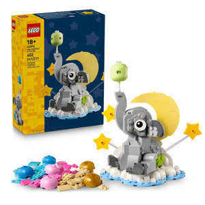 LEGO Baby Elephant in the Sky - Building Set for Adults, Ages 18+ - Room Decor for New Parents for a Boy or Girl - 40814