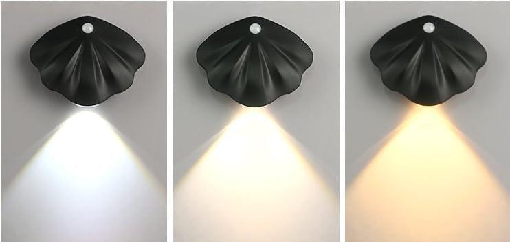 Rechargeable Automatic Motion Sensor Night Light with 3 Light Modes & 3 Color Temperatures | USB-C Fast Charging, Magnetic Wireless for Bedroom, Bathroom, Hallway, Stairs, Doors (3)